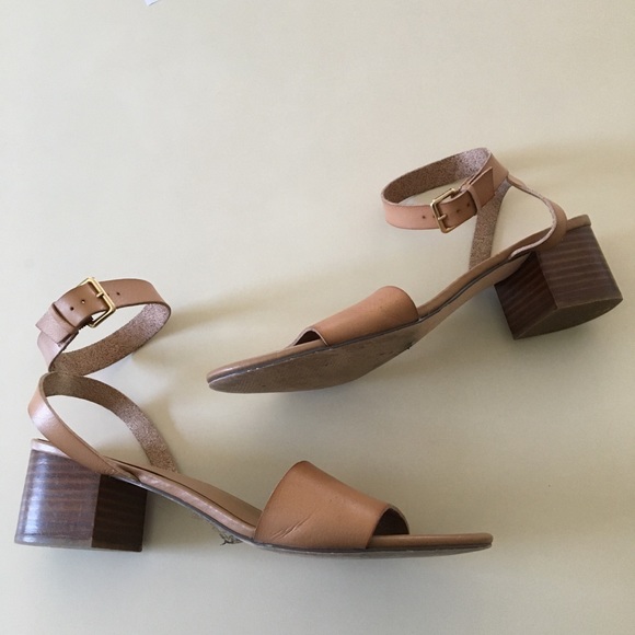 J. Crew Factory Shoes - J. Crew Strappy Block Heel Sandals 10.5